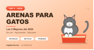 mejores arenas para gatos 2026 comparativa