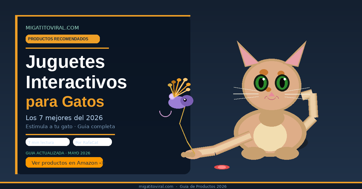 juguetes interactivos para gatos 2026