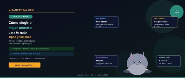 cómo elegir el mejor arenero para gatos: tipos y tamaños