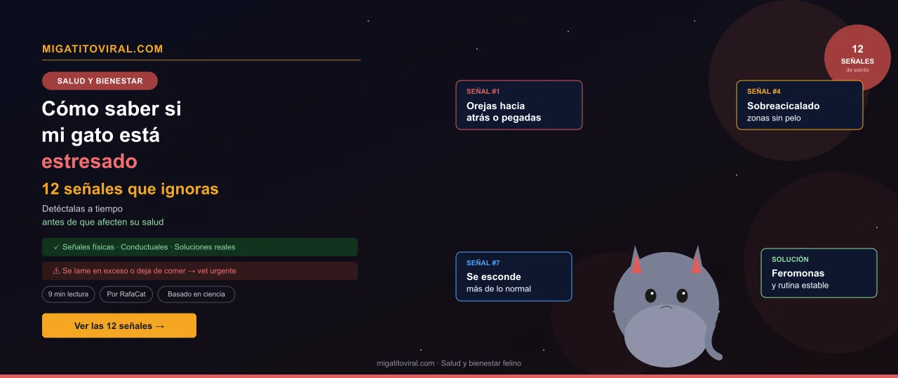 como saber si mi gato esta estresado 12 senales que la mayoria de duenos ignora